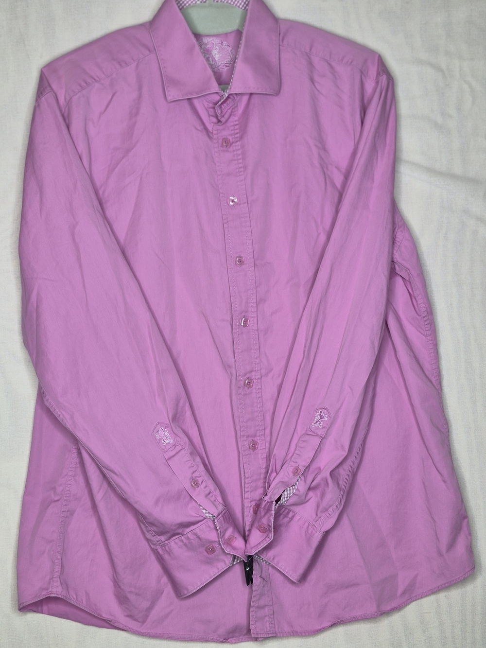 Bugatchi luxury button-up shirt, crafted for the modern gentleman